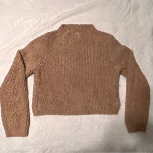 Aerie, size L but snug fit, teddy bear brown, buttery texture